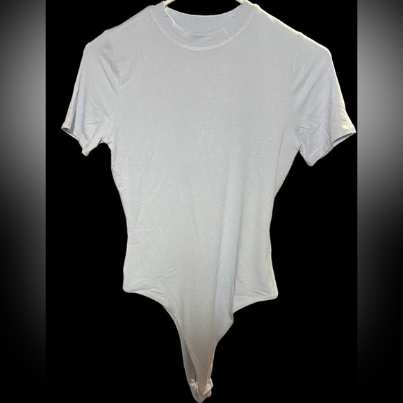 Nwt Naked Wardrobe The NW Lovin' the Crew T-Shirt Bodysuit Size 1 Light Purple - Picture 9 of 16